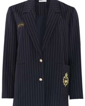 Continue Blazer Jessy Blazer Navy Blue Stripe